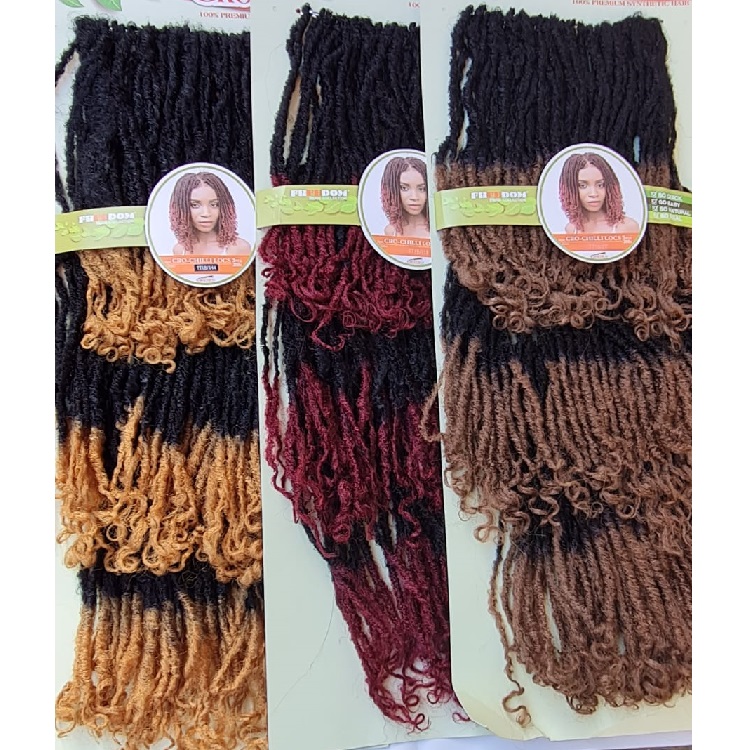 Freedom Cro-Chilli Locs Crochet Braid (3 Packs in 1) - 200g